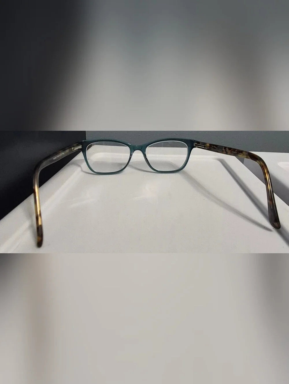 Taylor Eyes Tammy Teal Glasses Frames with Tortoiseshell Arms